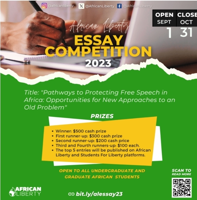 2023 African Liberty Essay Contest Competition Is On