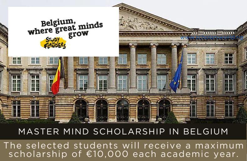 Apply For The Master Mind Scholarship In Belgium 2024