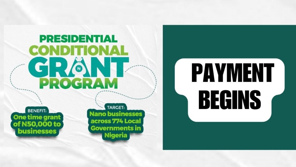 Fg Begin Payment Of 50K Presidential Conditional Grant